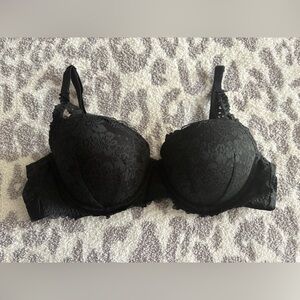 PINK wink push up balconette bra